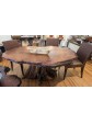 Redwood Dining Table, single slab top